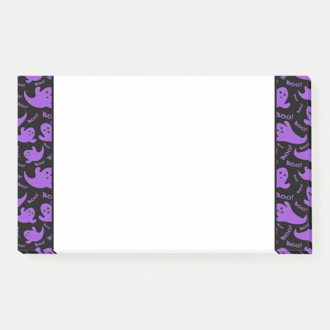 Halloween Boo Ghosts Post Notes Post-it Klebezettel (Vorderseite)