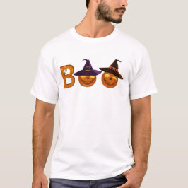 Halloween Boo Illustration T-Shirt