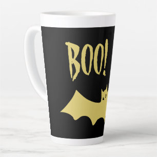 Halloween BOO latte Mug par la poète Adiela Akoo