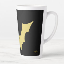 Halloween BOO Latte Tasse von Poet Adiela Akoo
