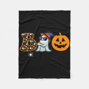 Halloween Boo Outfit für Frauen Funny Ghost Pumpki Fleecedecke