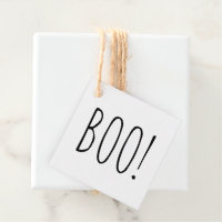 Halloween Boo Party. Niedliche Minimalistische Lec