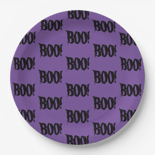 Halloween BOO! Party-Papierplatte Pappteller
