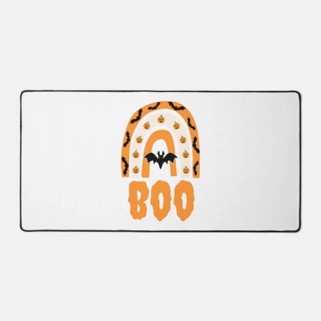 Halloween Boo Schreibtischunterlage (Vorderseite)