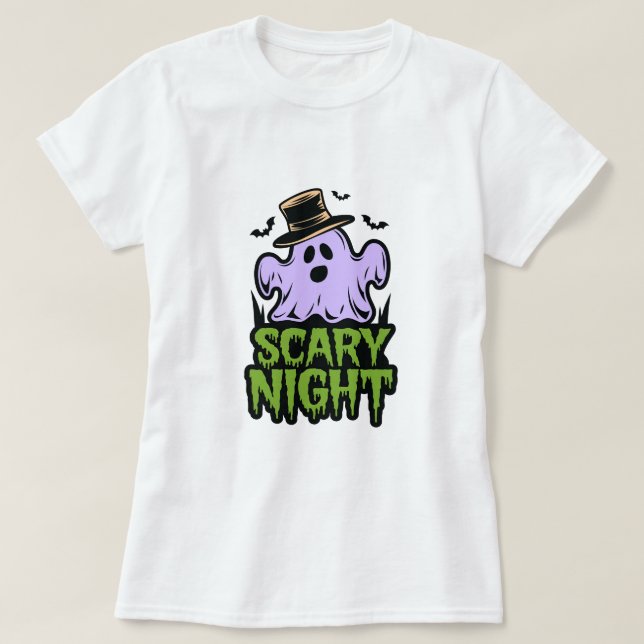Halloween Boo T-Shirt (Design vorne)