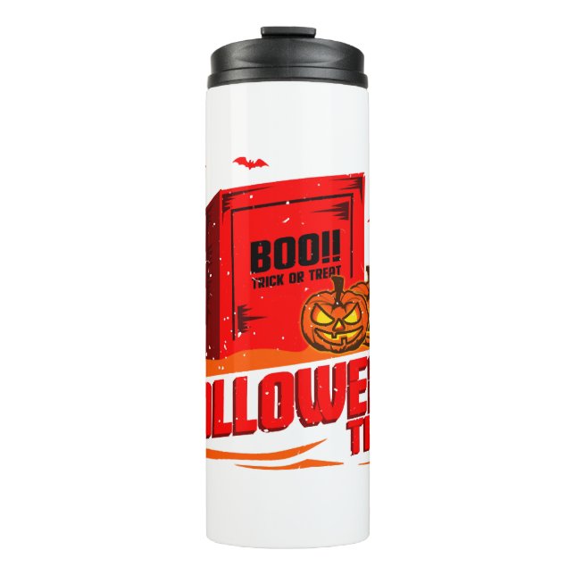 Halloween Boo Thermosbecher (Vorderseite)