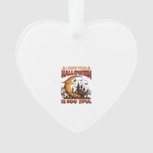 Halloween Boo Tiful Spukhaus Halbmond Ba Ornament