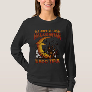 Halloween Boo Tiful Spukhaus Halbmond Ba T-Shirt