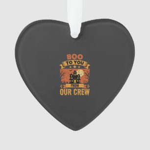 Halloween Boo To You Spukhaus-Crew-Design Ornament