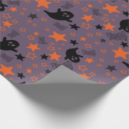 Halloween Boo und Ghosts Nahtloses Wrapping Paper Geschenkpapier