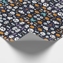 HALLOWEEN BOO UND PUMPKIN SEAMLESS PATTER