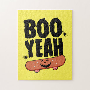 Halloween Boo Yeah Skateboard Birthday