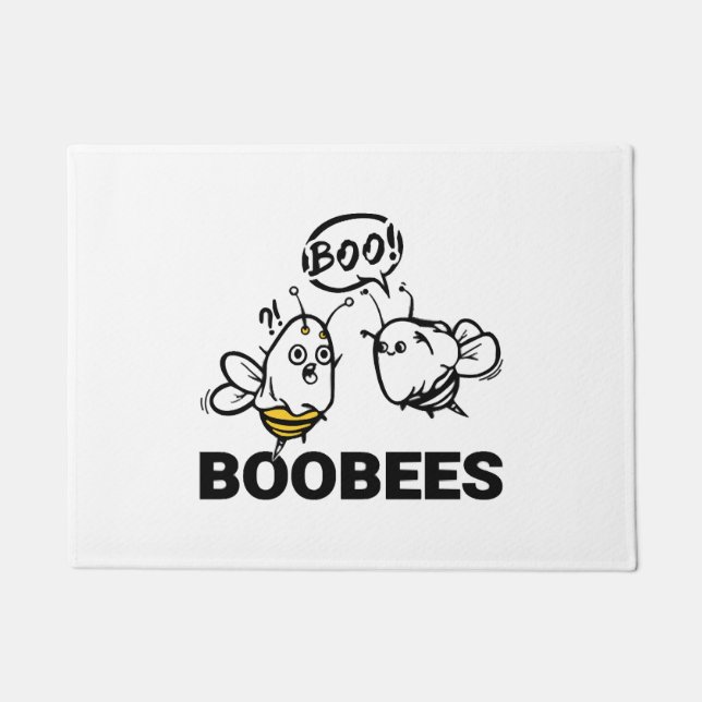 Halloween BooBees Fußmatte (Vorderseite)