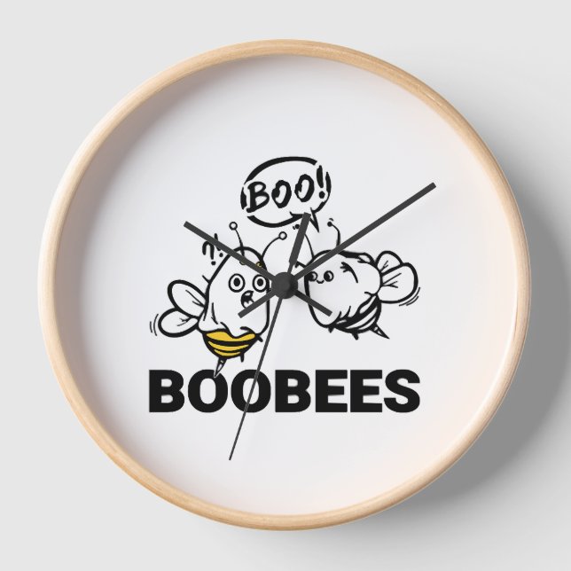 Halloween BooBees Uhr (Vorderseite)