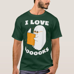 Halloween Book Ghost Pun Funny Librarian Geschenk  T-Shirt