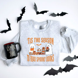 Halloween Booklet, Reader, Book Lover Sweatshirt