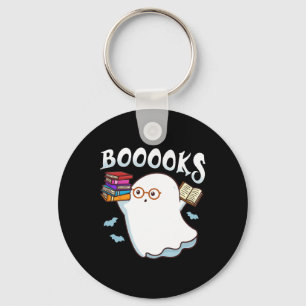 Halloween Books Librarian English Teacher Reader R Schlüsselanhänger