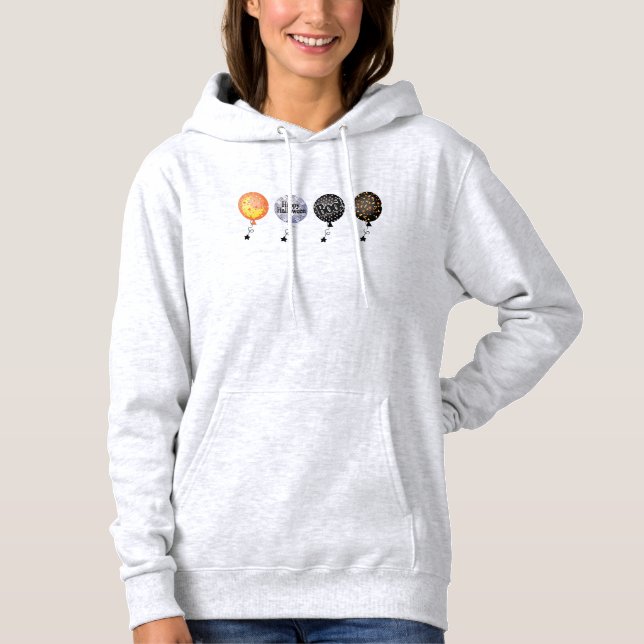 Halloween BOOloons Hoodie (Vorderseite)