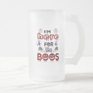 Halloween Boos Mattglas Bierglas