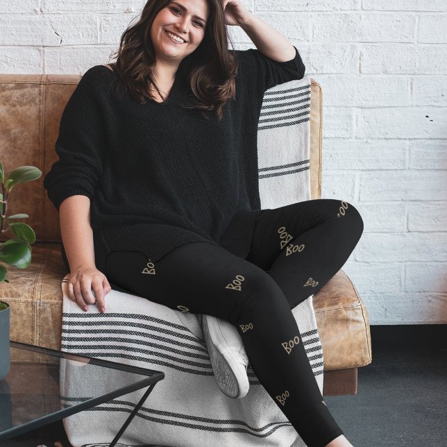 Halloween-Boottypografie Leggings (Von Creator hochgeladen)