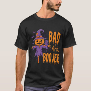Halloween Böse und Boo Jee Vogelscheuche Grafik T-Shirt
