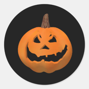 Halloween: Böser Jack-O-Lantern: Sticker
