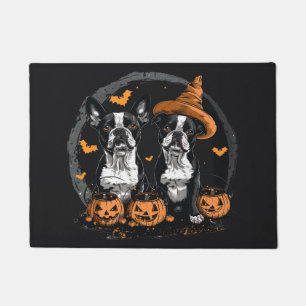 Halloween Boston Terrier Dogs Fußmatte