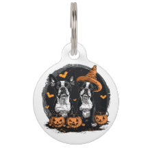 Halloween Boston Terrier Dogs