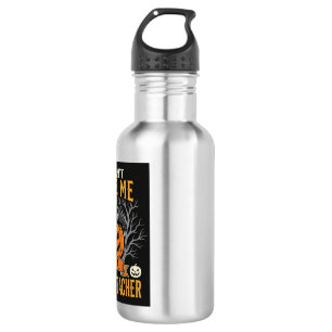 Halloween Botanik-Lehrer Skelett Kürbis Design Edelstahlflasche