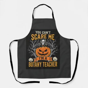 Halloween Botanik-Lehrer Skelett Kürbis-Design Schürze