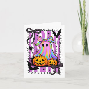 Halloween Bow Shirt Niedlich Skull Pumpkin Süßigke Karte