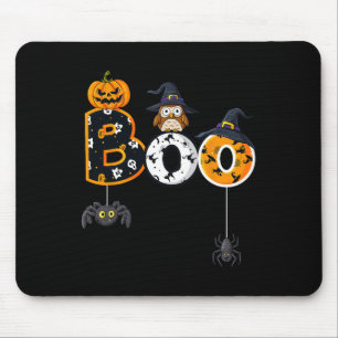 Halloween Bowling mit Hexenhühnchen-Jungs-Mädchen Mousepad