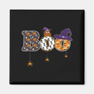 Halloween Bowling mit Hexenhutenspinne Halloween Magnet