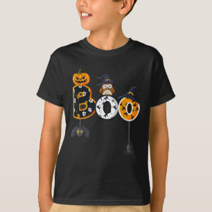 Halloween-Bowling mit Hexenhutspinnen T-Shirt