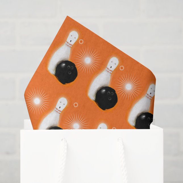 Halloween Bowling Seidenpapier (Geschenktüte)