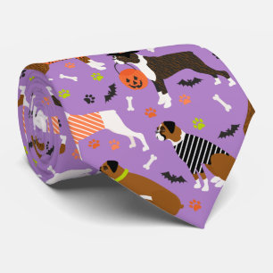 Halloween Boxer Dog Krawatte