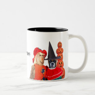 Halloween-Boxer-Tasse Zweifarbige Tasse