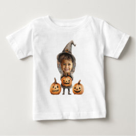 Halloween Boy Face Personalized Baby T-shirt
