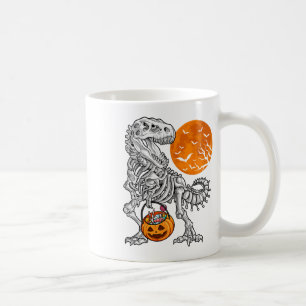 Halloween Boys Dinosaur Skeleton T Rex Beängstigen Kaffeetasse