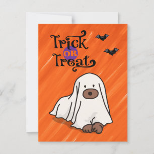 Halloween Brauch Skurril Lustiger Orangefarbener H Postkarte