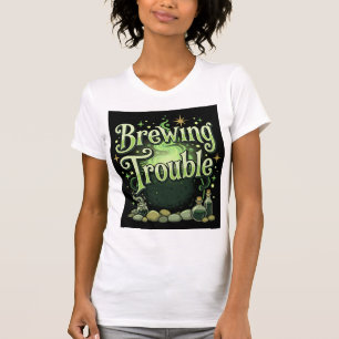 Halloween Brauen Ärger Hexenkessel Potion De T-Shirt
