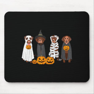 Halloween Brauner Labrador-Geist Soky Chocolate La Mousepad