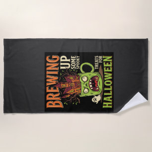 Halloween braut unheimliche Behandlungen Heimgesuc Strandtuch