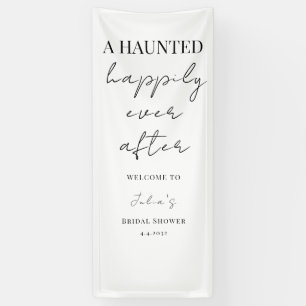 Halloween Brautparty-Schild, Leinen Hochzeit  Banner
