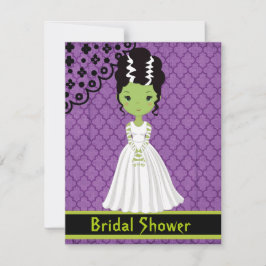 Halloween Bridal Dusche Einladung