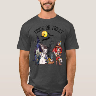 Halloween Bride Frankenstein Rag-Puppe T-Shirt