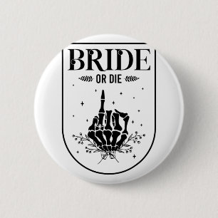 Halloween-Bridge oder Die Gothic-Junggeselinnen-Ab Button