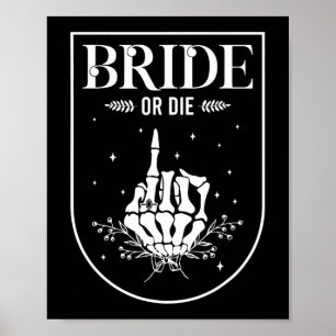 Halloween-Bridge oder Die Gothic-Junggeselinnen-Ab Poster