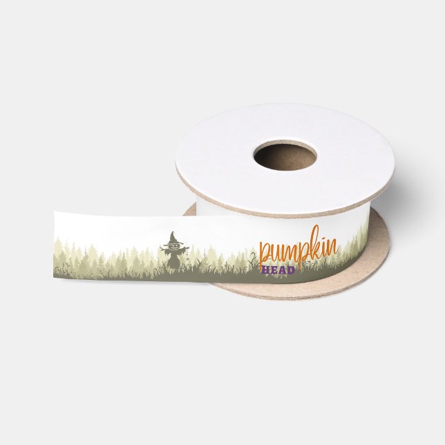 Halloween Briefmarke Collection "Pumpkinhead" Satinband (Spule)
