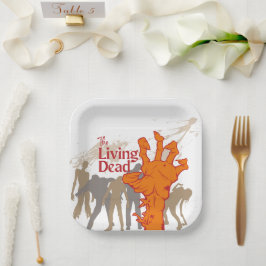 Halloween Briefmarke Collection "The Living Dead" Pappteller